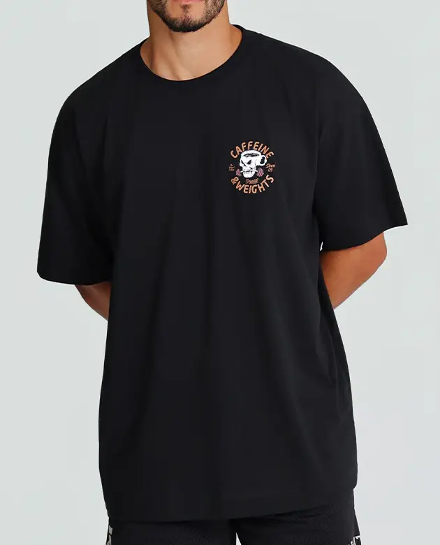 Camiseta Comic Caffeine & Weights