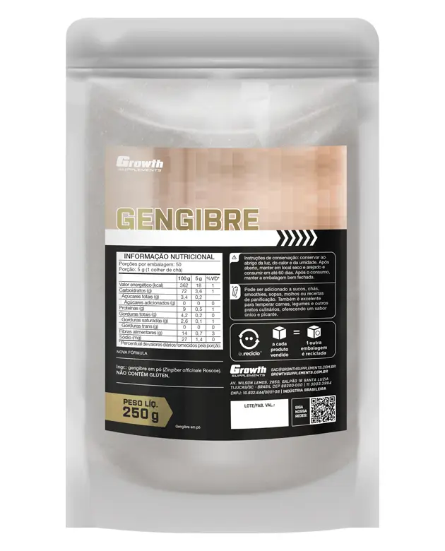 Gengibre Em Pó 250g