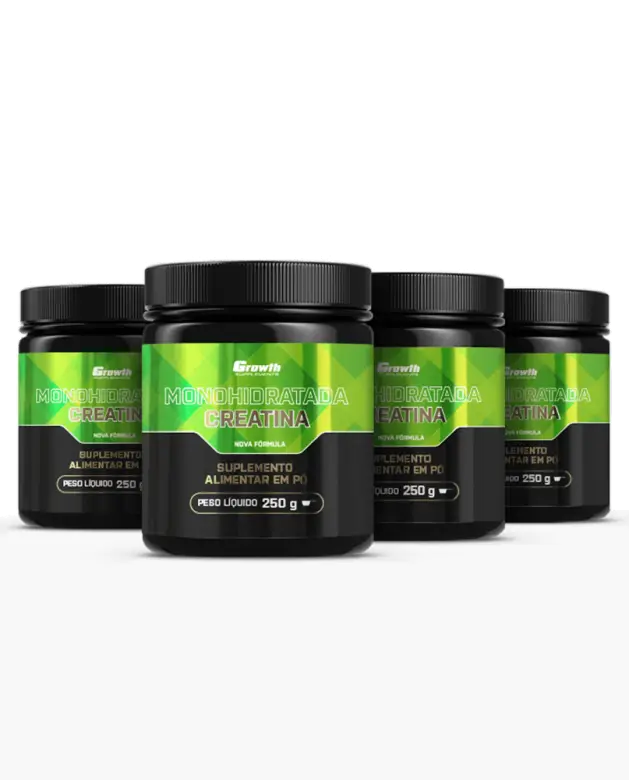 Kit Creatina Monohidratada 1kg