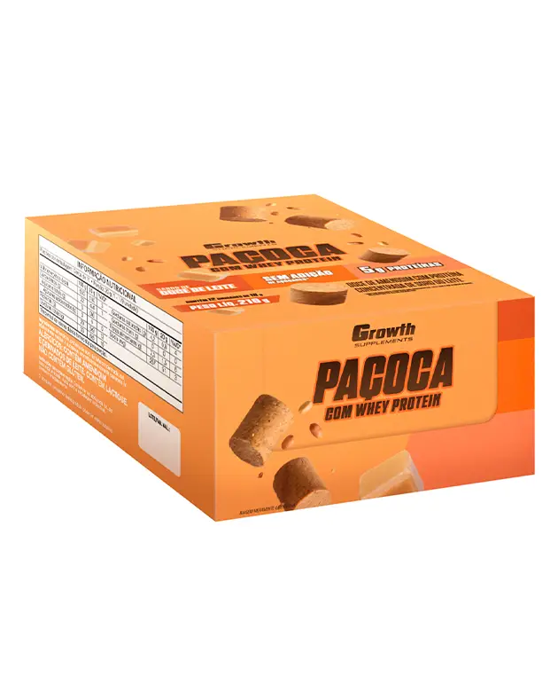 Paçoca Growth Display Com 12Un 216g