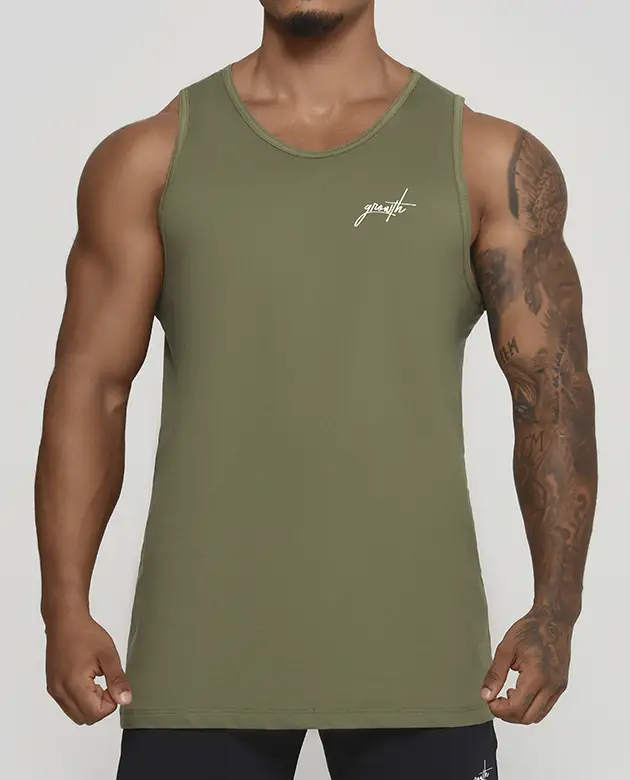 Regata Casual Growth Manuscrito Verde Militar