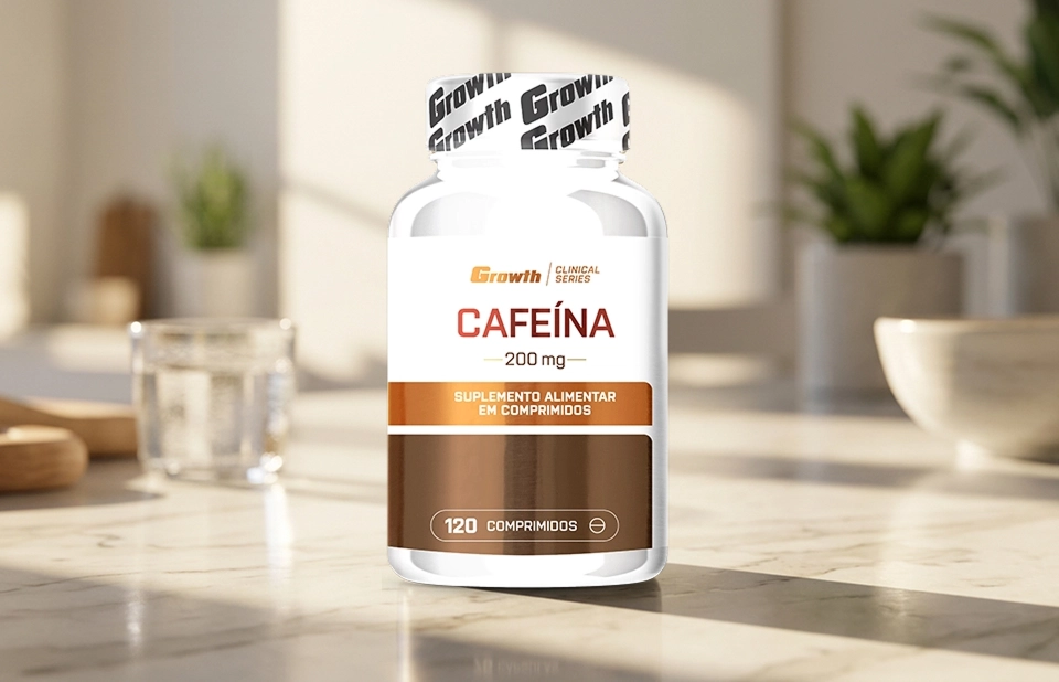 GROWTH SUPPLEMENTS - Imagem ilustrativa Cafeína 200 mg 120comp